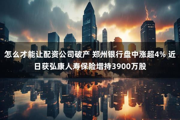 怎么才能让配资公司破产 郑州银行盘中涨超4% 近日获弘康人寿保险增持3900万股