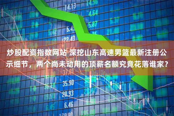 炒股配资指数网站 深挖山东高速男篮最新注册公示细节，两个尚未动用的顶薪名额究竟花落谁家？